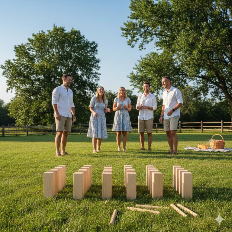 Kubb peli ja sen säännöt sekä parhaat vinkit ulkopelien kuninkaaseen