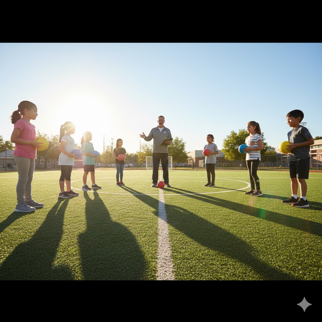 Polttopallo säännöt: lapset pihalla